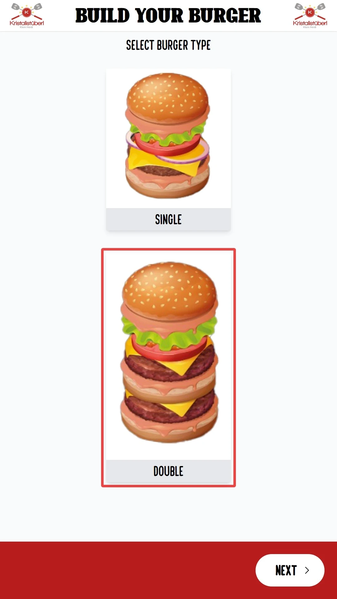 burger-builder screenshot 2