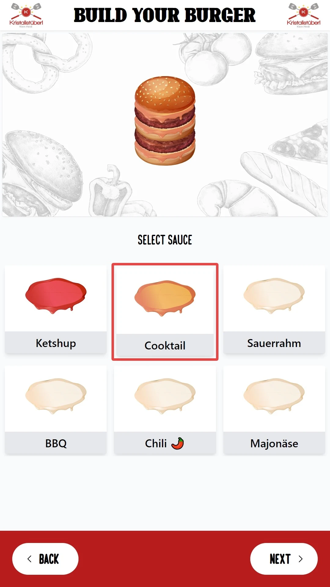 burger-builder screenshot 3