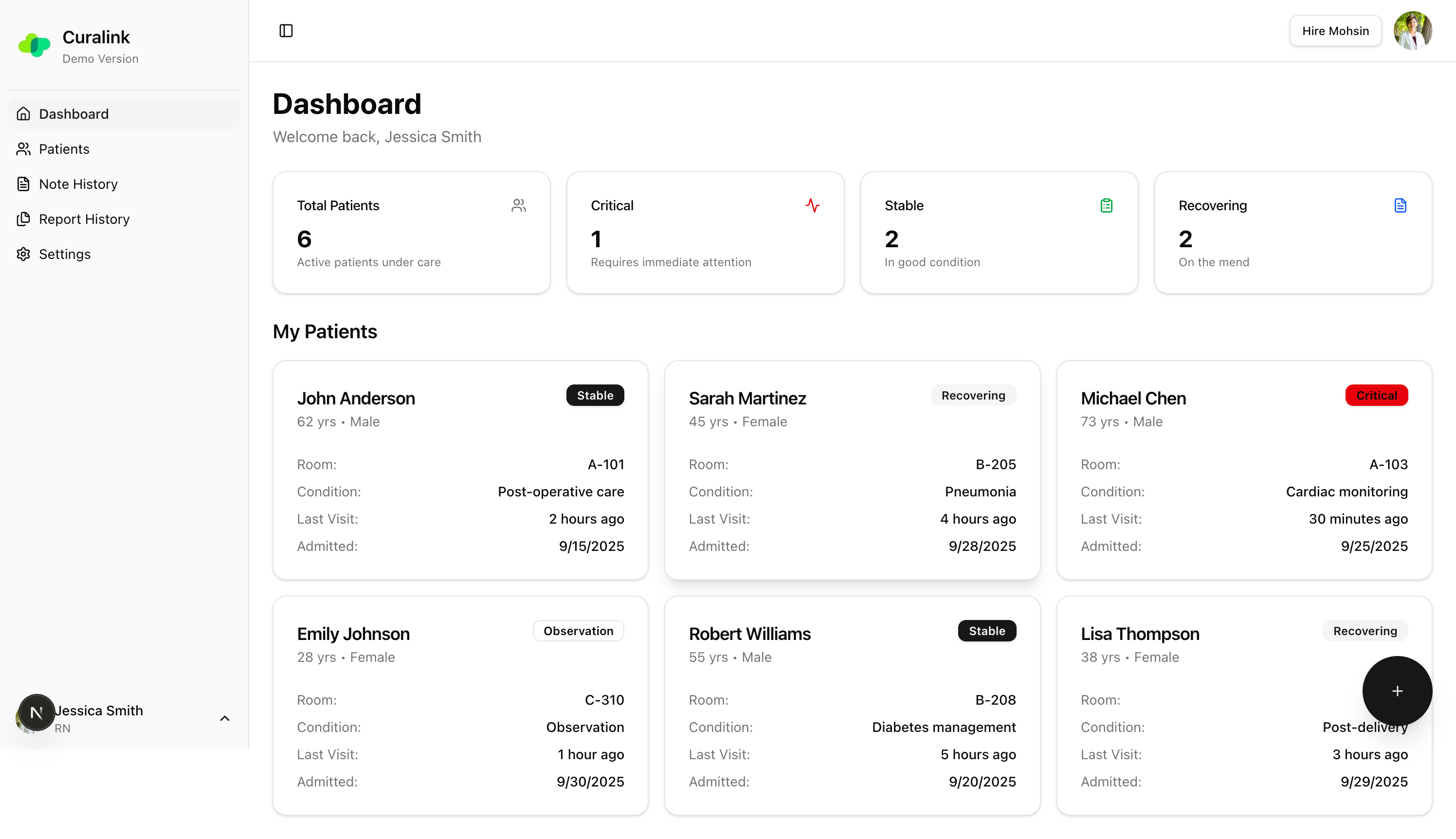 curalink screenshot 1
