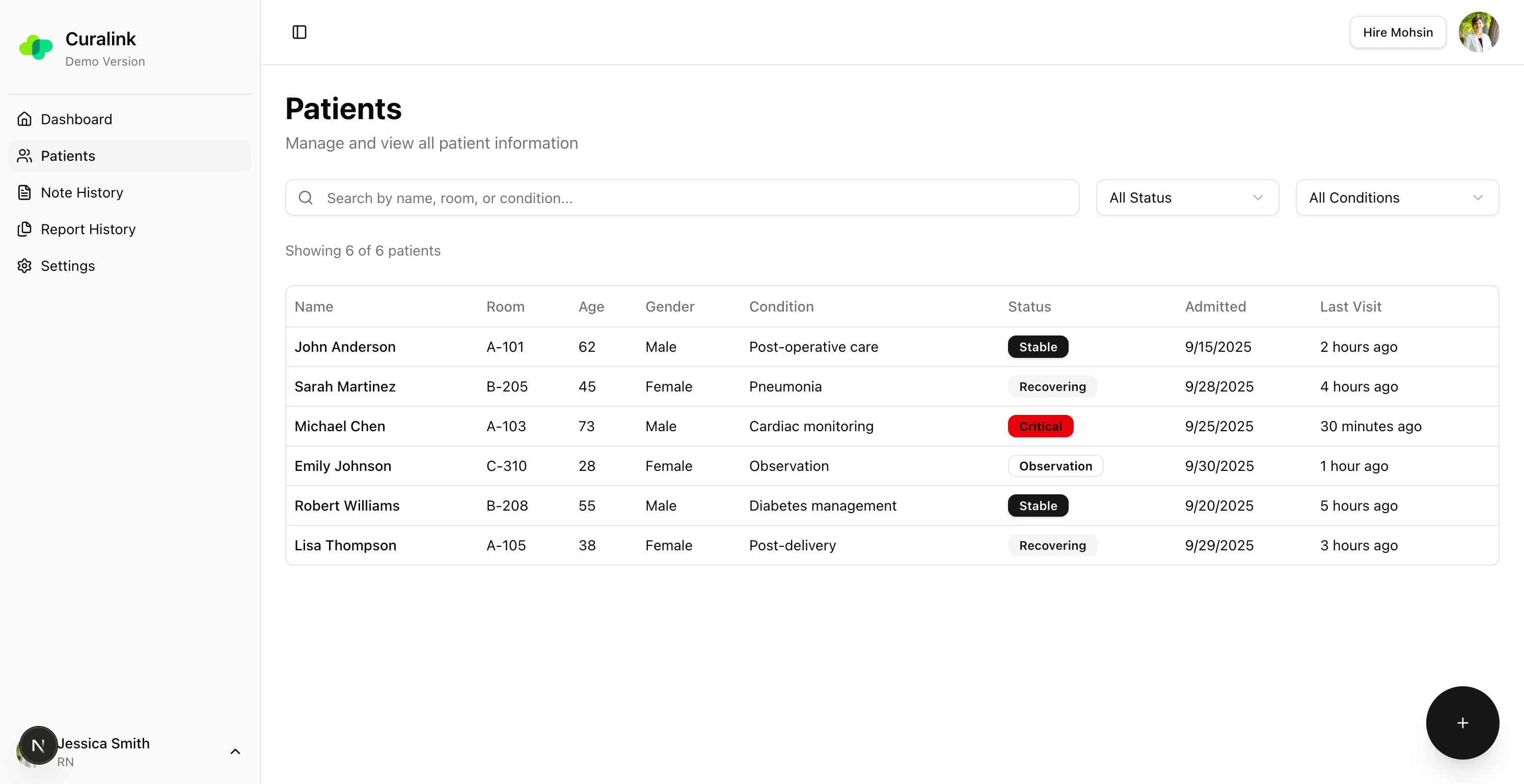 curalink screenshot 2