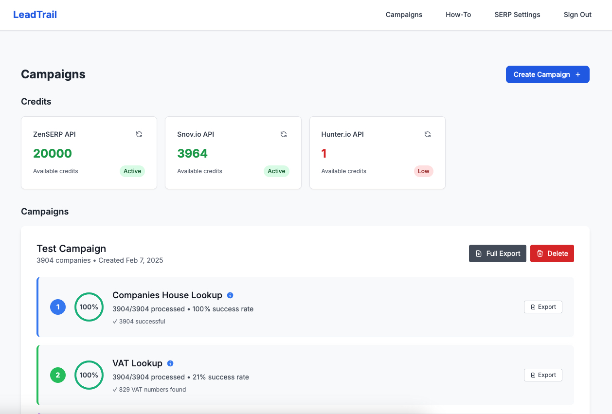 leadtrail screenshot 1