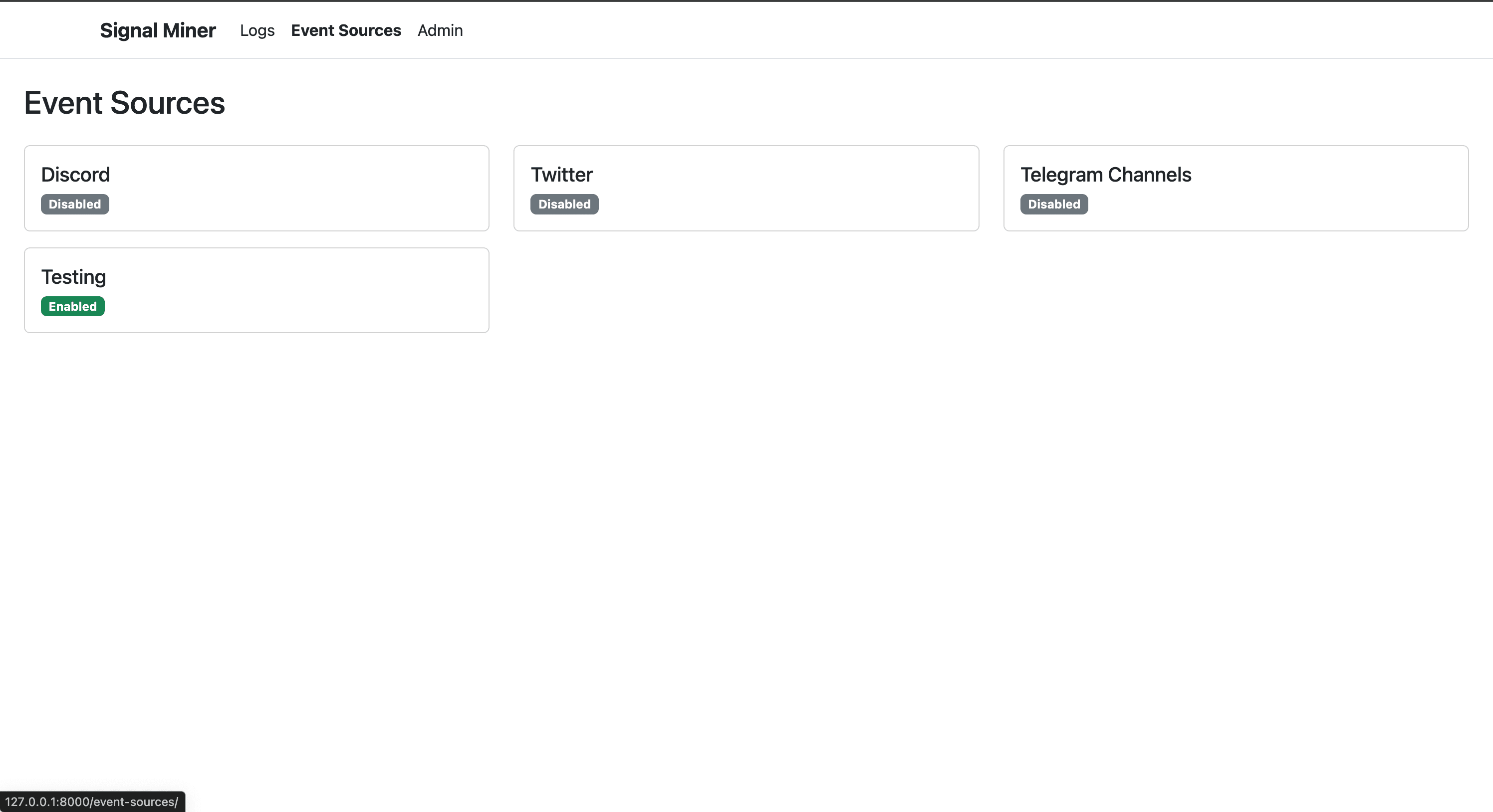 signalminer screenshot 2