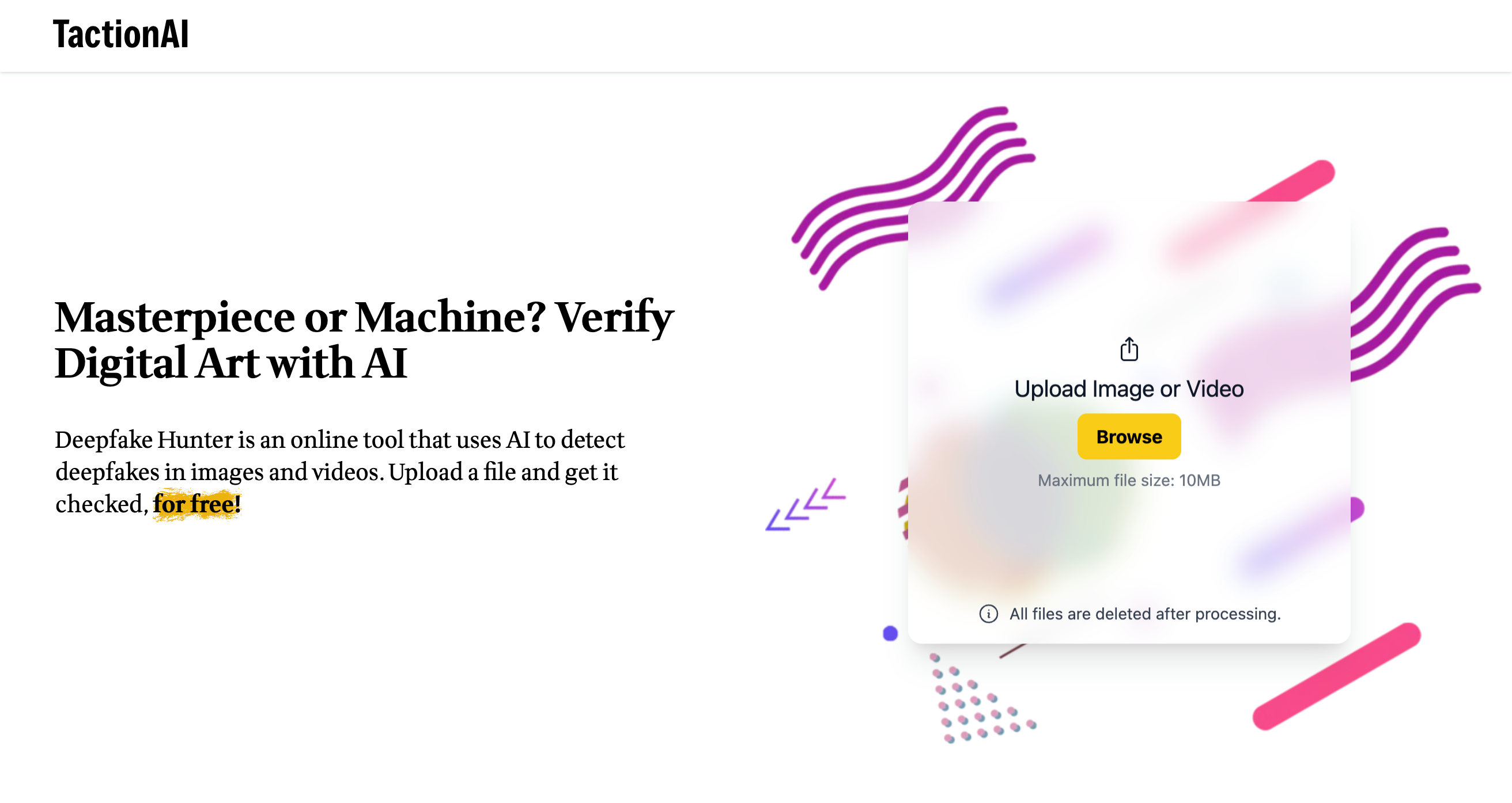 taction-ai screenshot 1